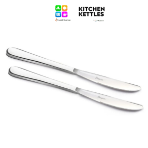 Bergner BAGURTTE Stainless Steel Dinner Knife Set --- Pack of 2, 2-0---mm Thickness