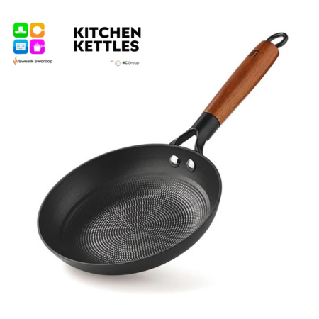 Bergner ODIN Pre-Seasoned Cast Iron Frypan --- 24---cm Diameter