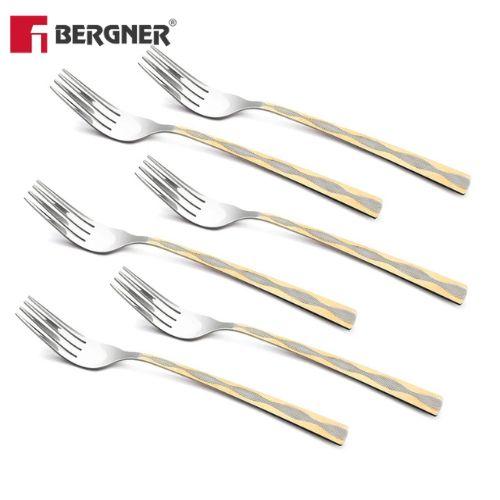 Bergner EliteCurve Dinner Fork Set --- 6 pcs